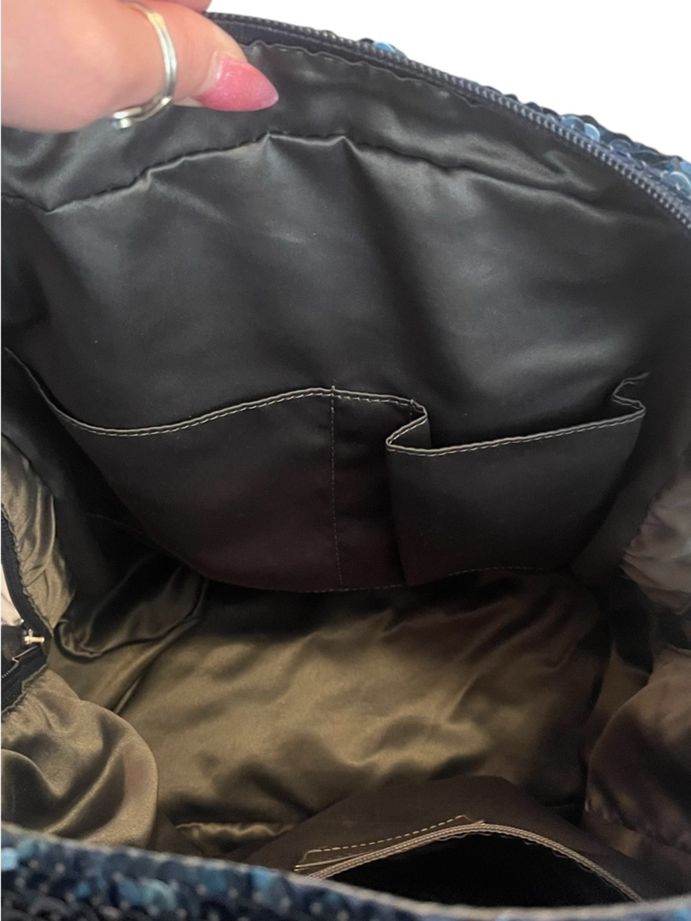 EUC Vintage Coach Poppy Sequin Spotlight Backpack Limited Edition - Picture 11 of 16